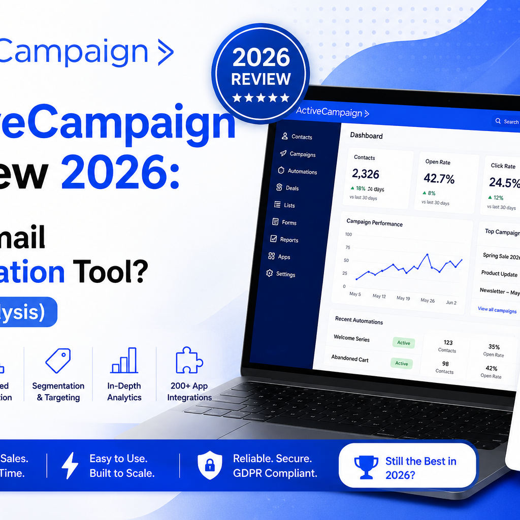 ActiveCampaign Review 2026: Best Email Automation Tool? (Real Analysis)