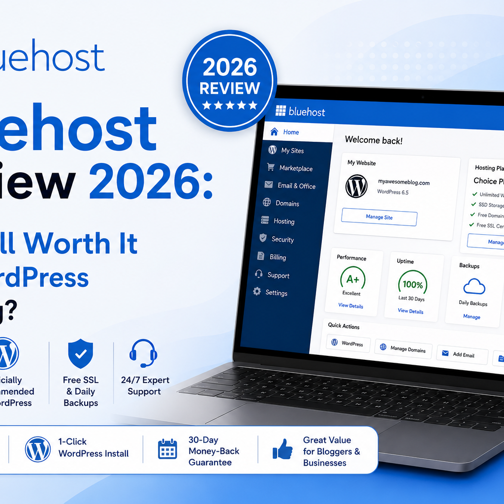 Bluehost Review 2026: Is It Still Worth It for WordPress Hosting?
