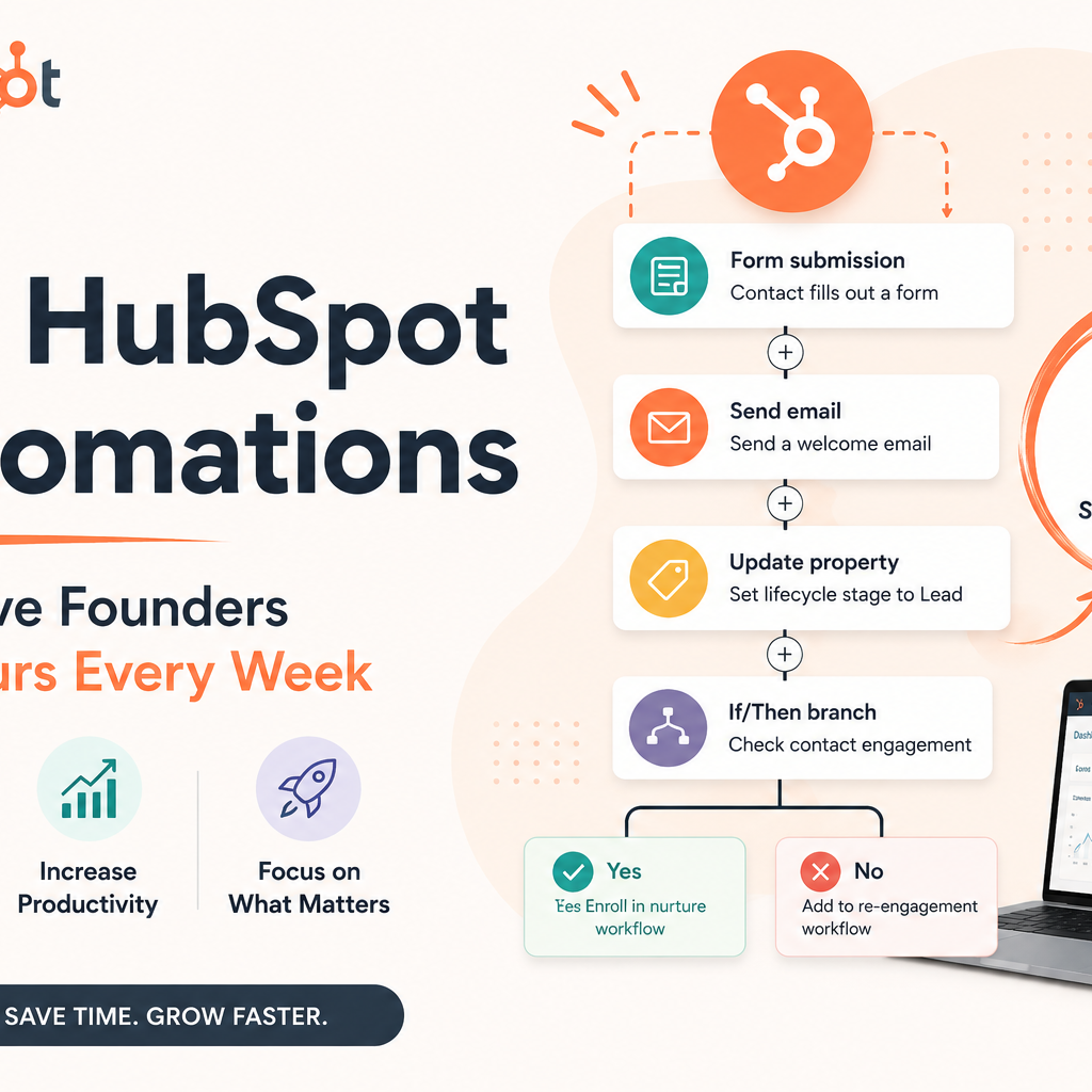 10 HubSpot Automations That Save Founders 10+ Hours Every Week