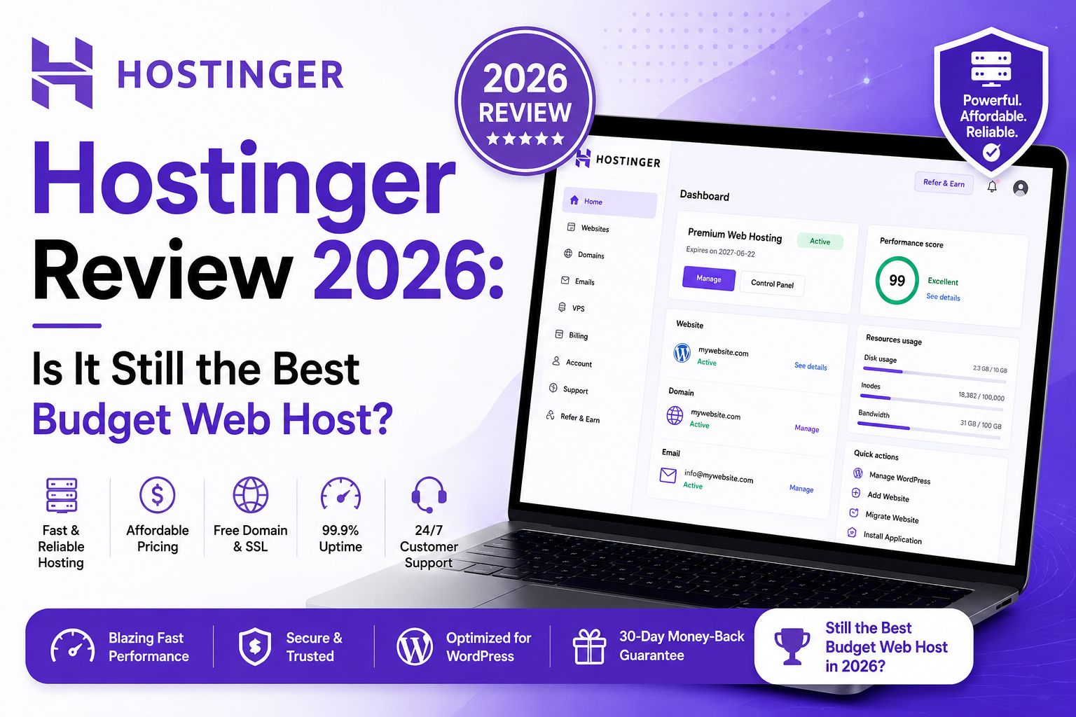 Hostinger review 2026