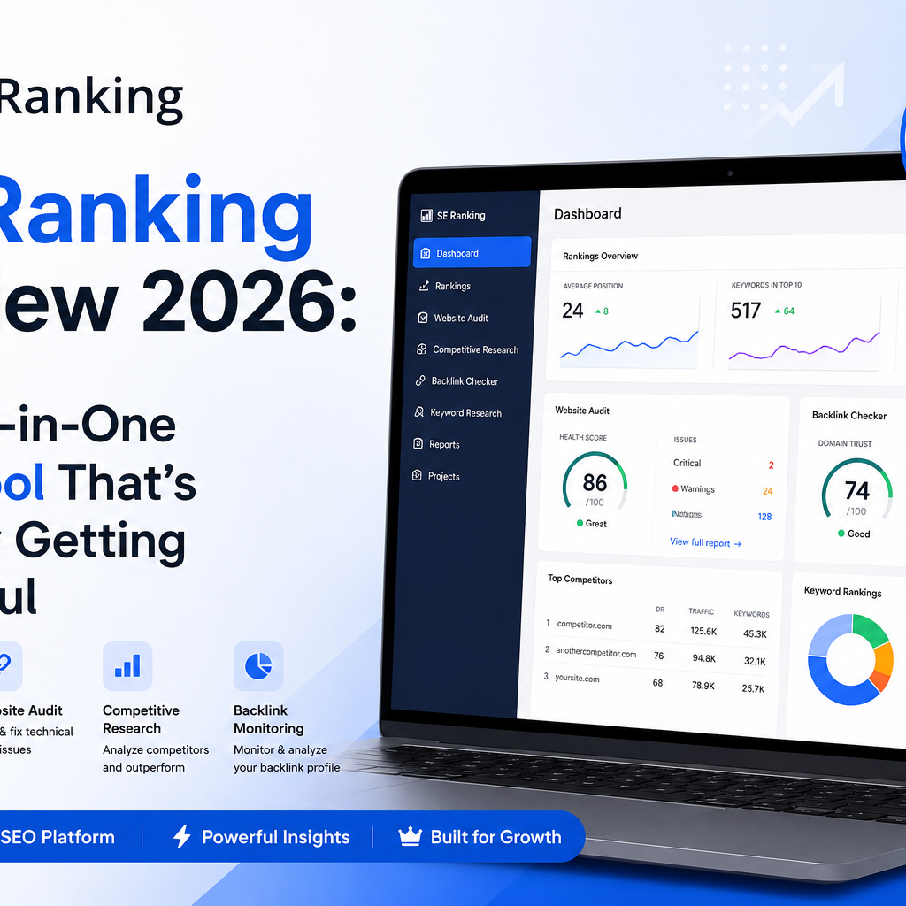 SE Ranking SEO tool review 2026