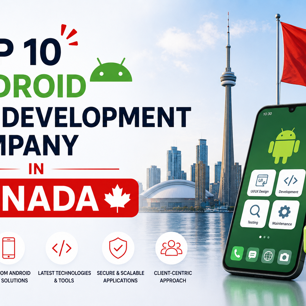 Top 10 Android App Development Company Canada 2026