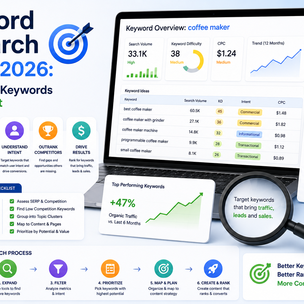 Keyword Research Guide 2026: How to Find Keywords That Convert
