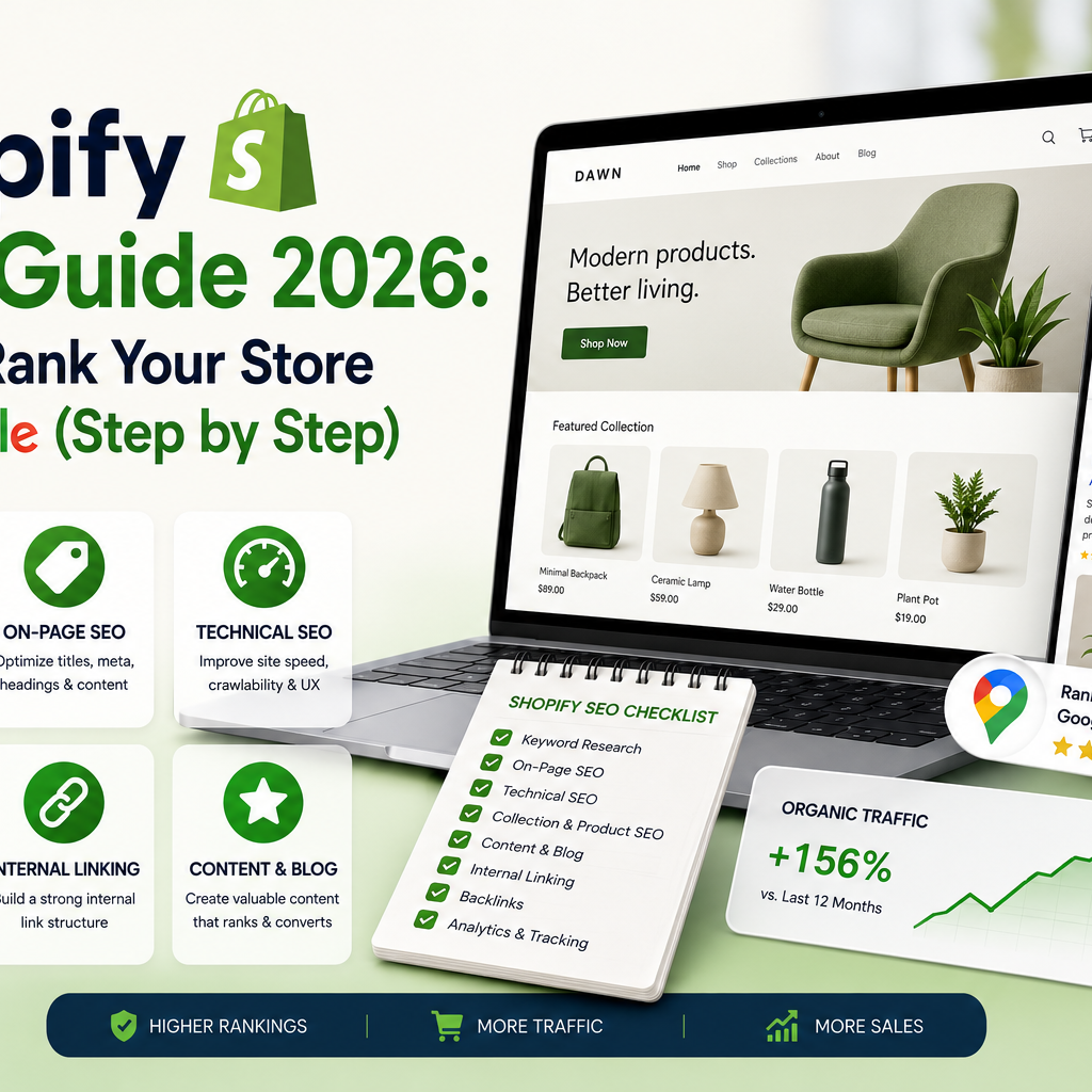 Shopify SEO Guide 2026: How to Rank Your Store on Google (Step by Step)