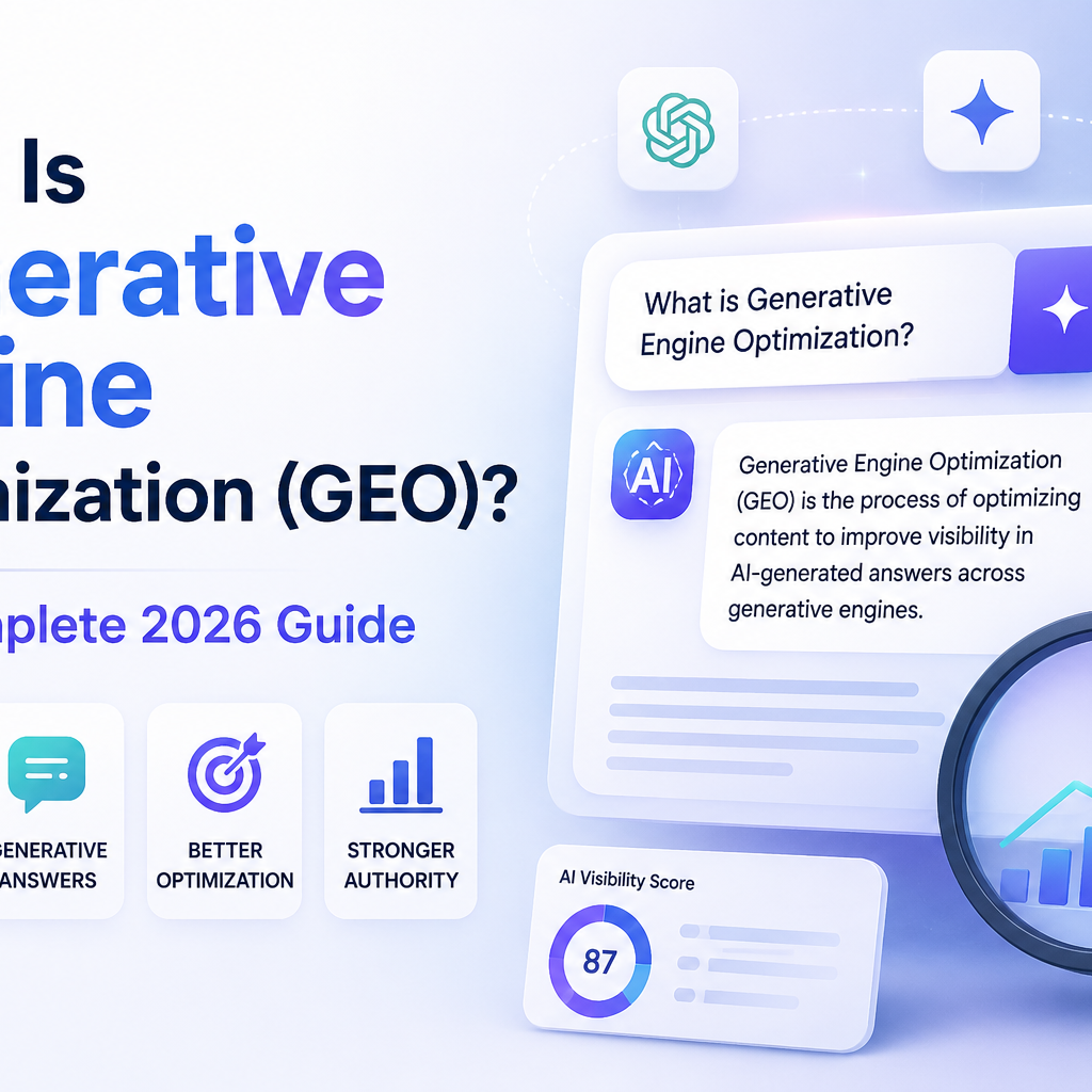 What Is Generative Engine Optimization (GEO)